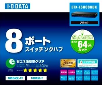 Amazon | I-O DATA EEE省電力機能搭載 100BASE-TX/10BASE-T 対応